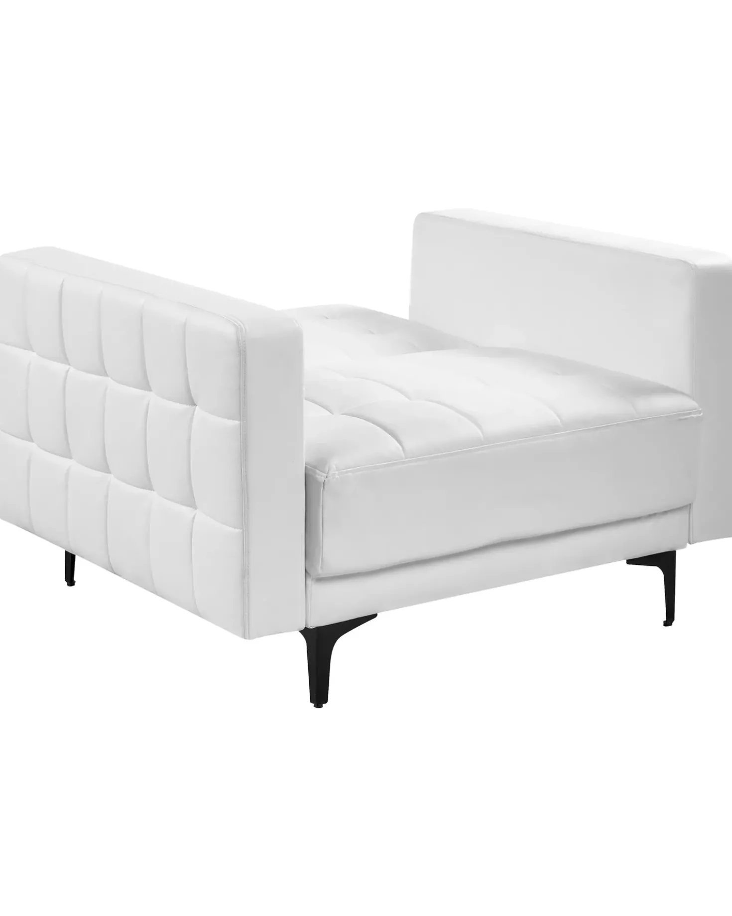 Poltrona ABERDEEN Pelle sintetica Bianco