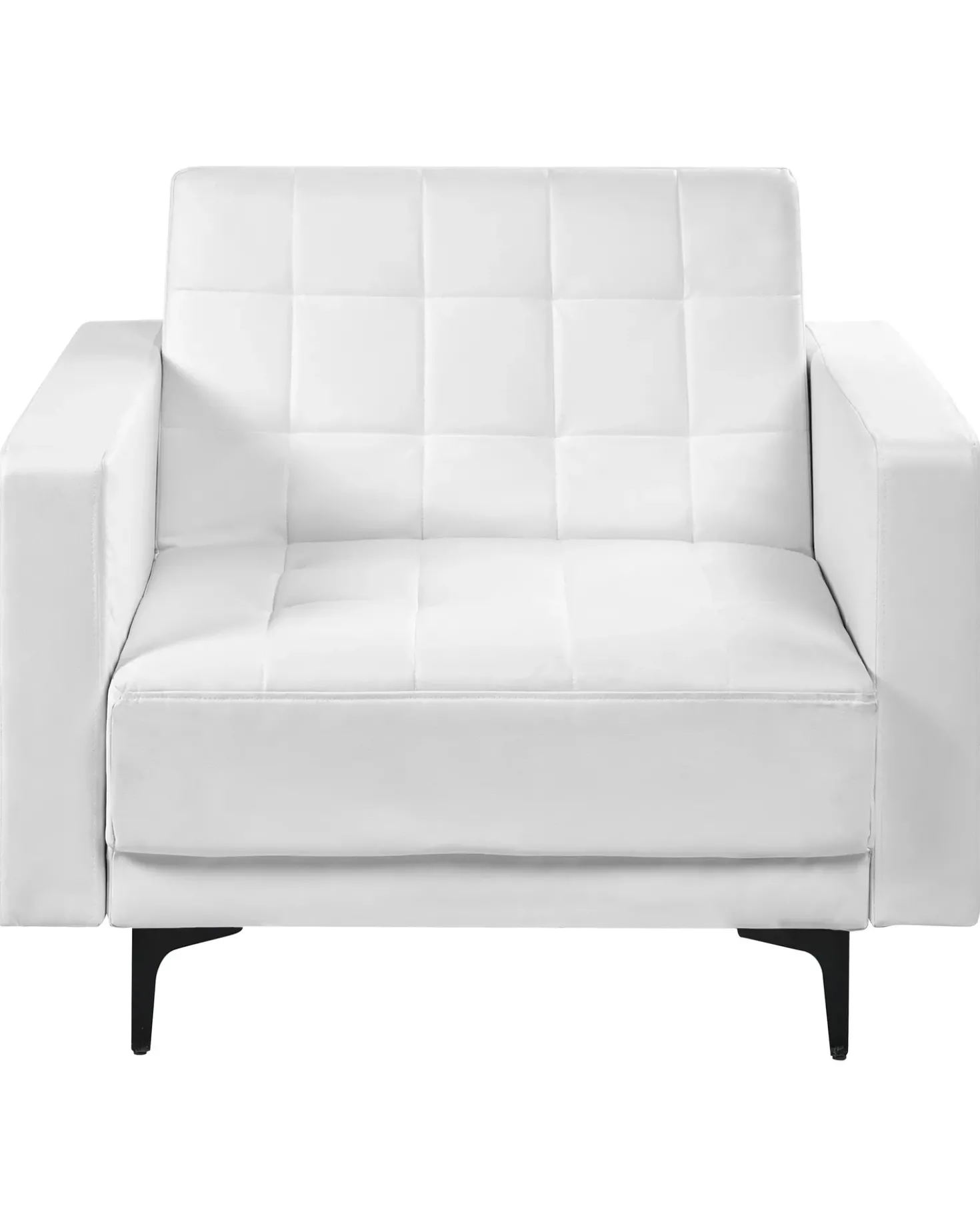 Poltrona ABERDEEN Pelle sintetica Bianco