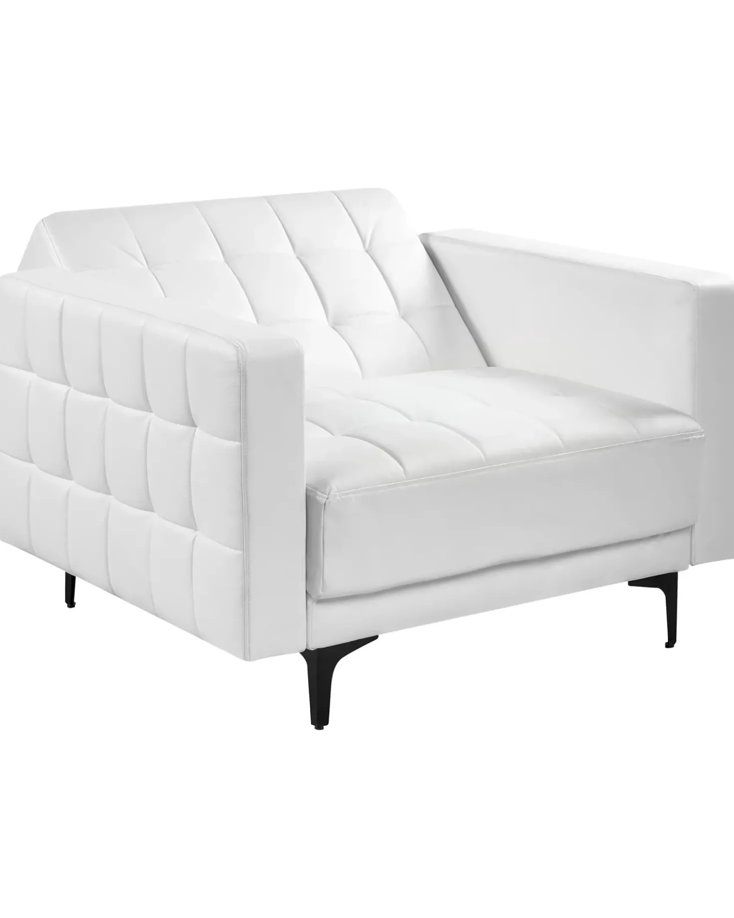 Poltrona ABERDEEN Pelle sintetica Bianco