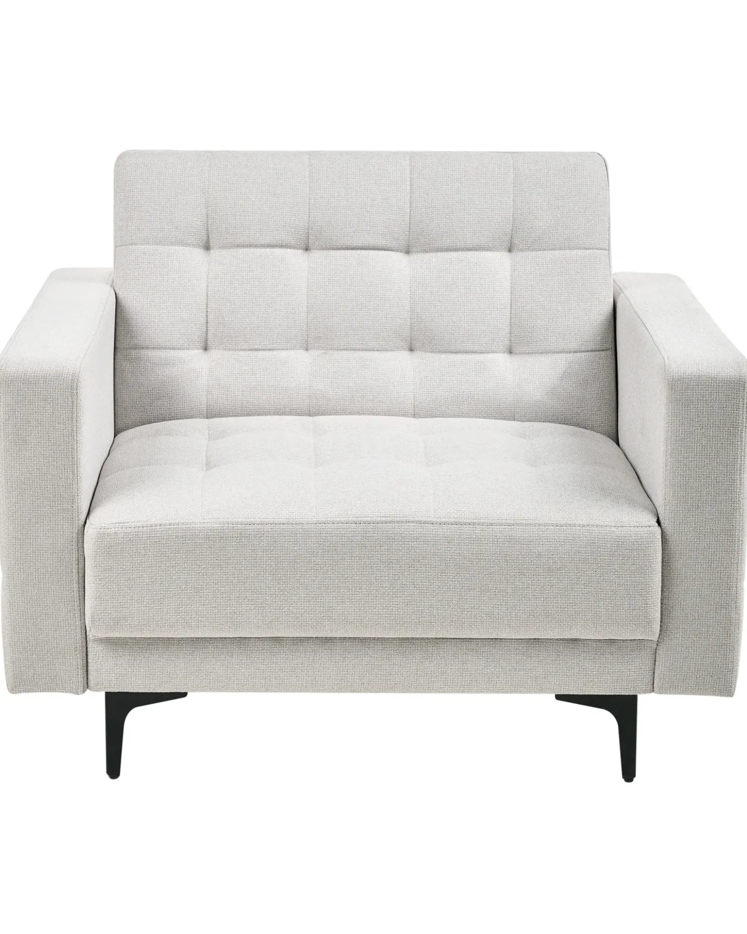 Poltrona ABERDEEN Tessuto Grigio chiaro