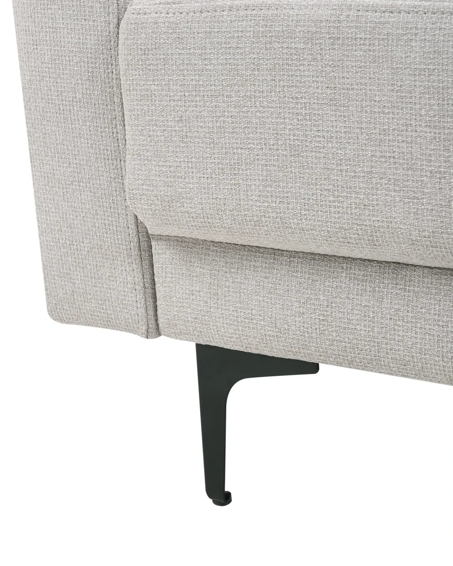 Poltrona ABERDEEN Tessuto Grigio chiaro