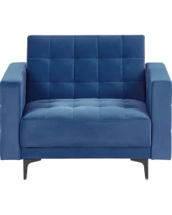 Poltrona ABERDEEN Velluto Blu