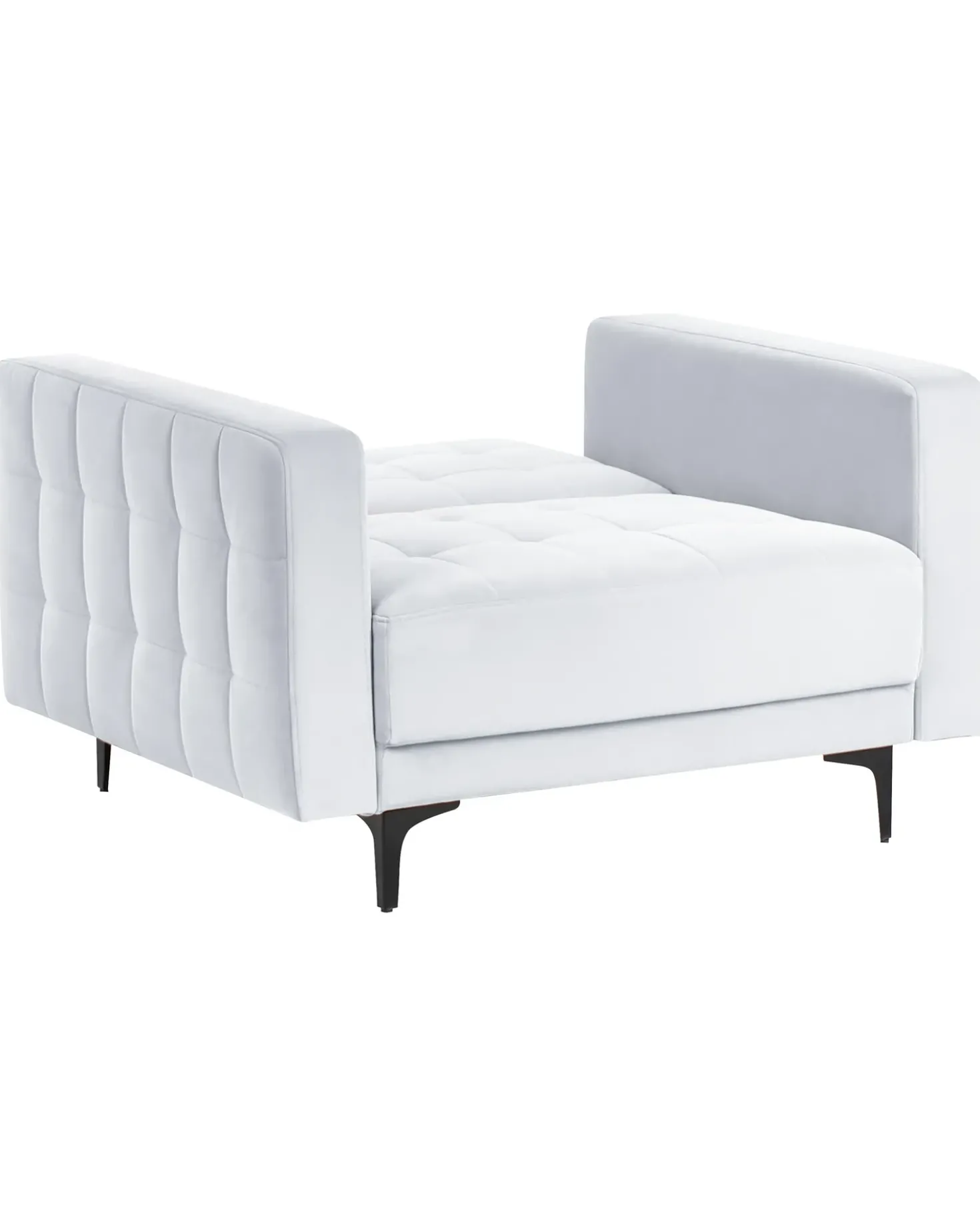 Poltrona ABERDEEN Velluto Grigio chiaro