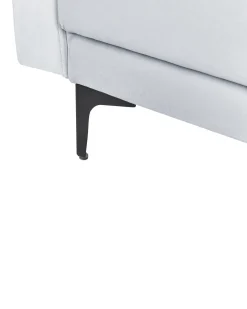Poltrona ABERDEEN Velluto Grigio chiaro