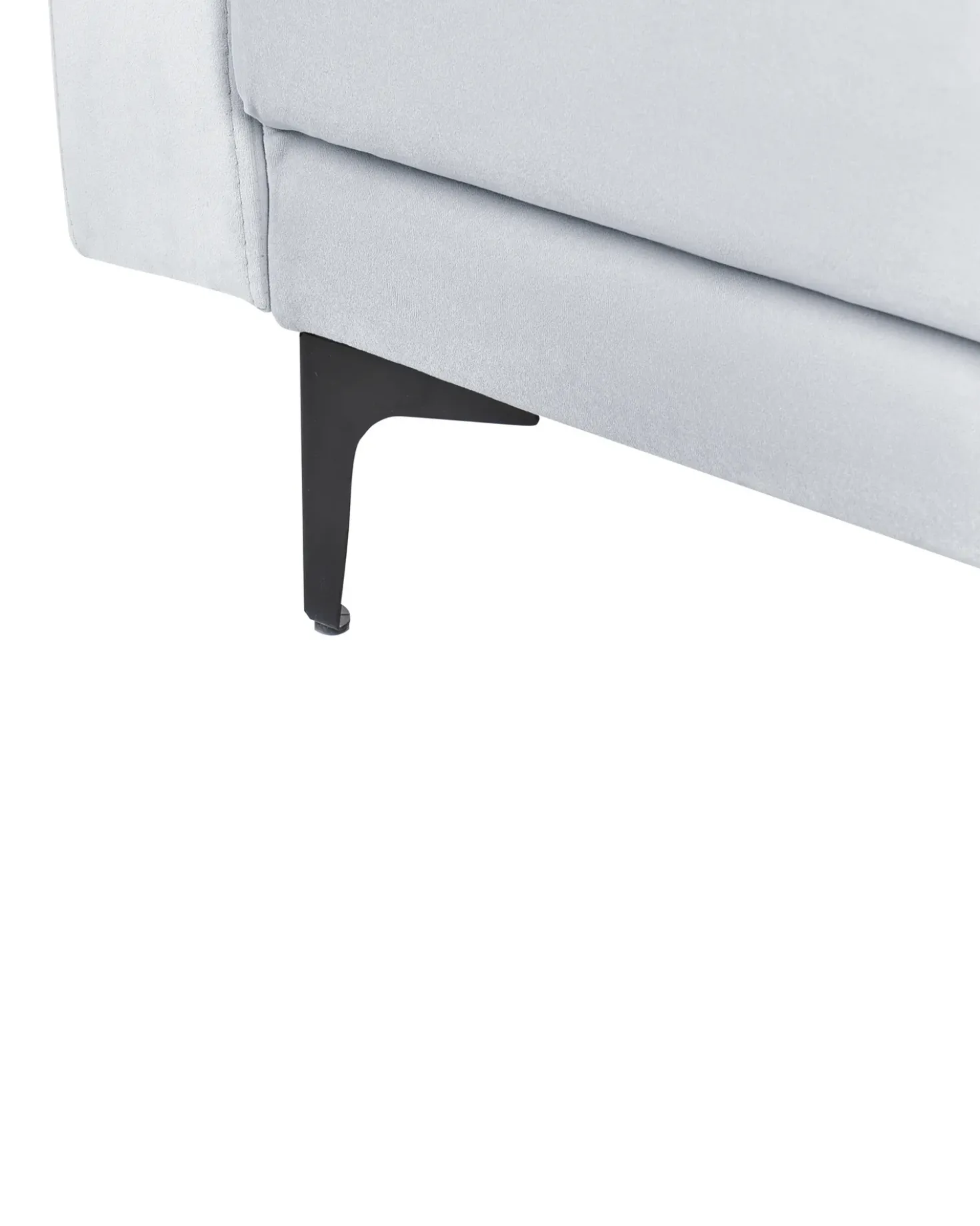 Poltrona ABERDEEN Velluto Grigio chiaro