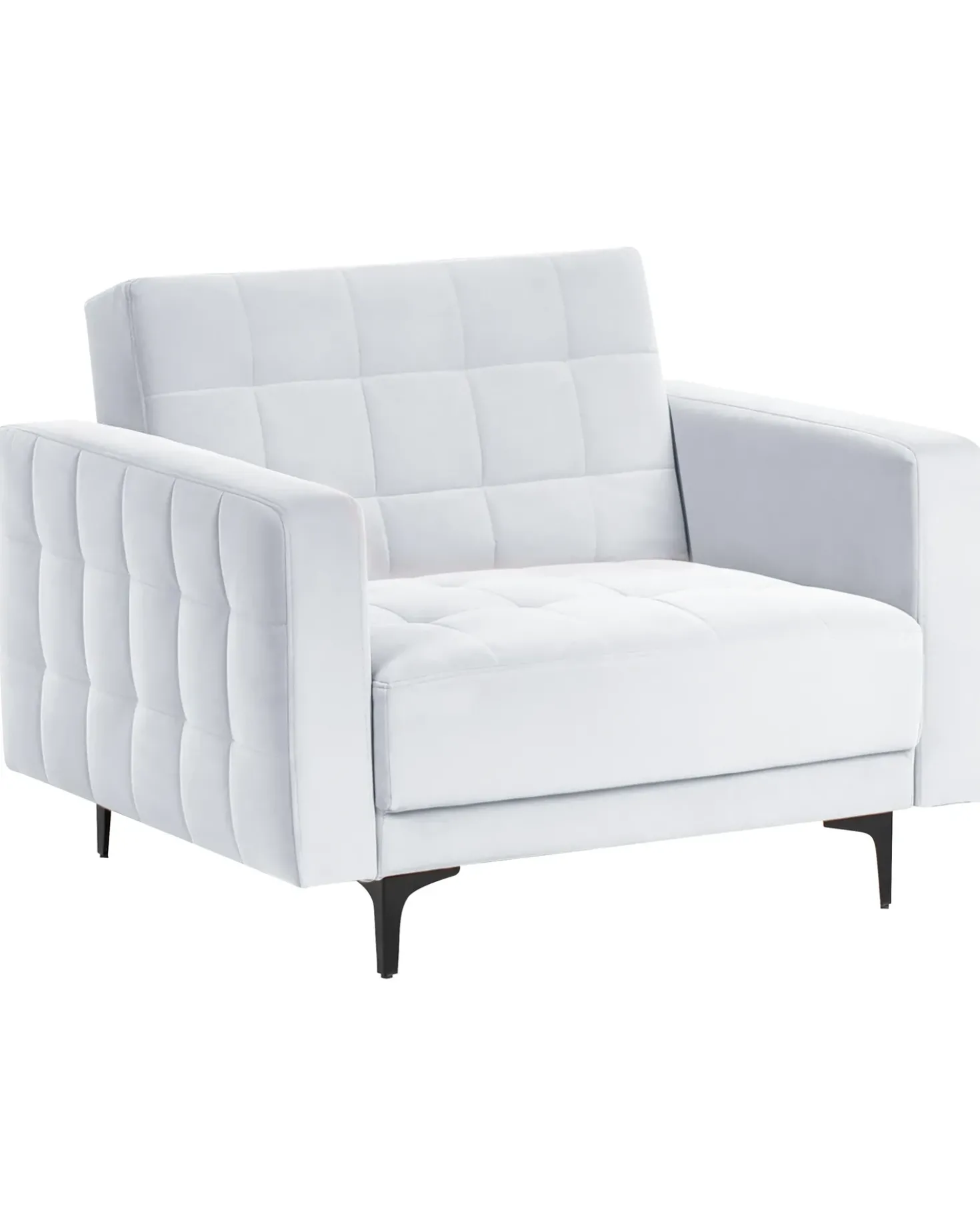 Poltrona ABERDEEN Velluto Grigio chiaro