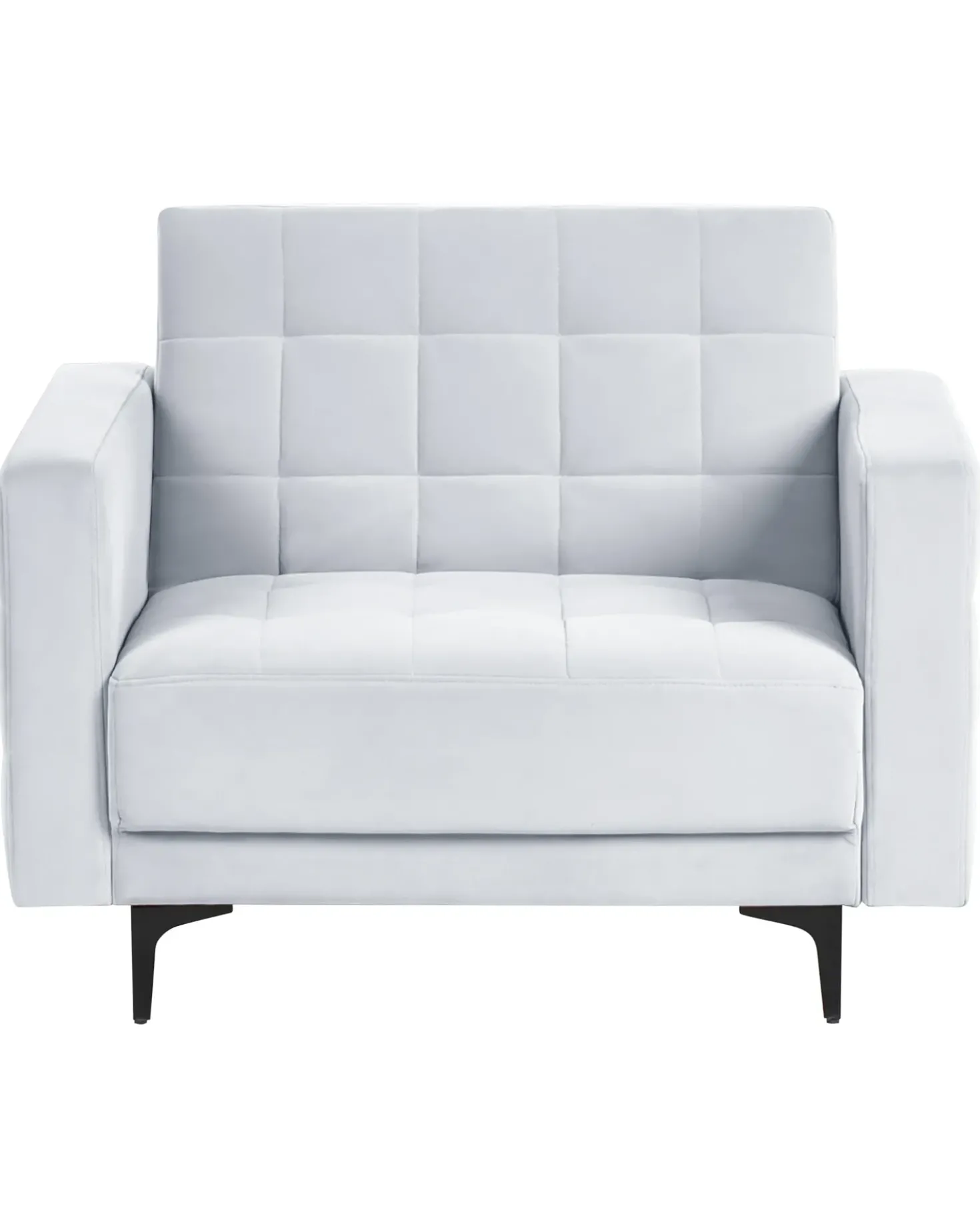 Poltrona ABERDEEN Velluto Grigio chiaro