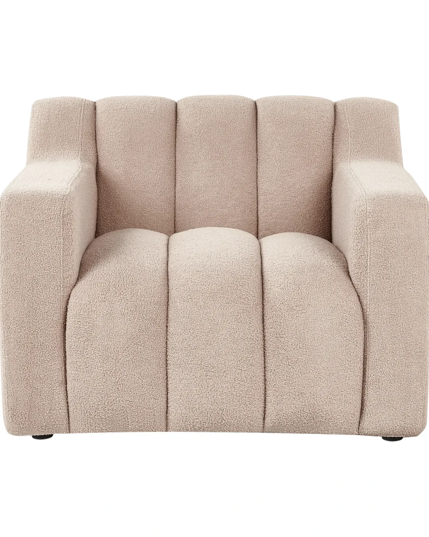 Poltrona AGERUP Bouclé Beige