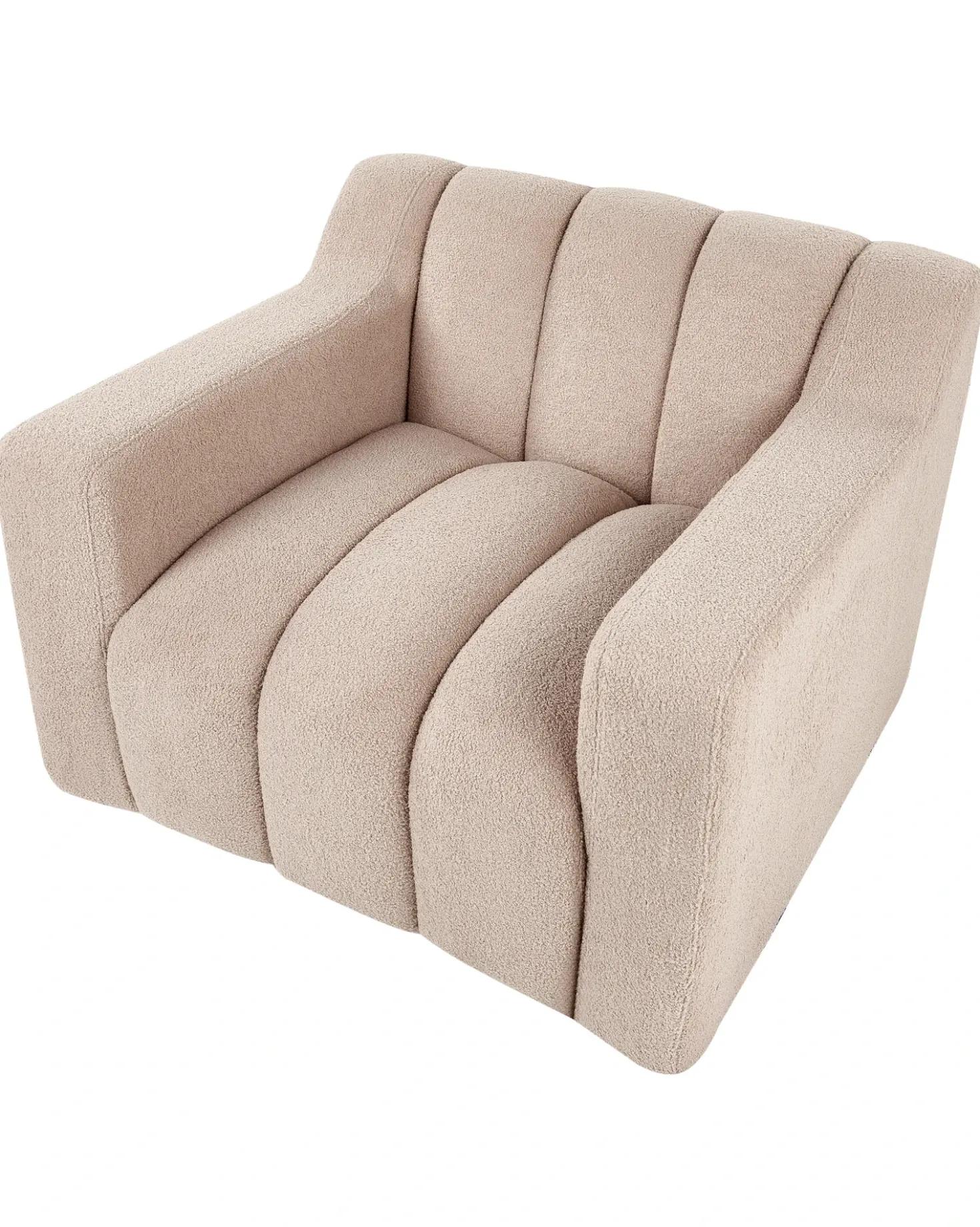 Poltrona AGERUP Bouclé Beige
