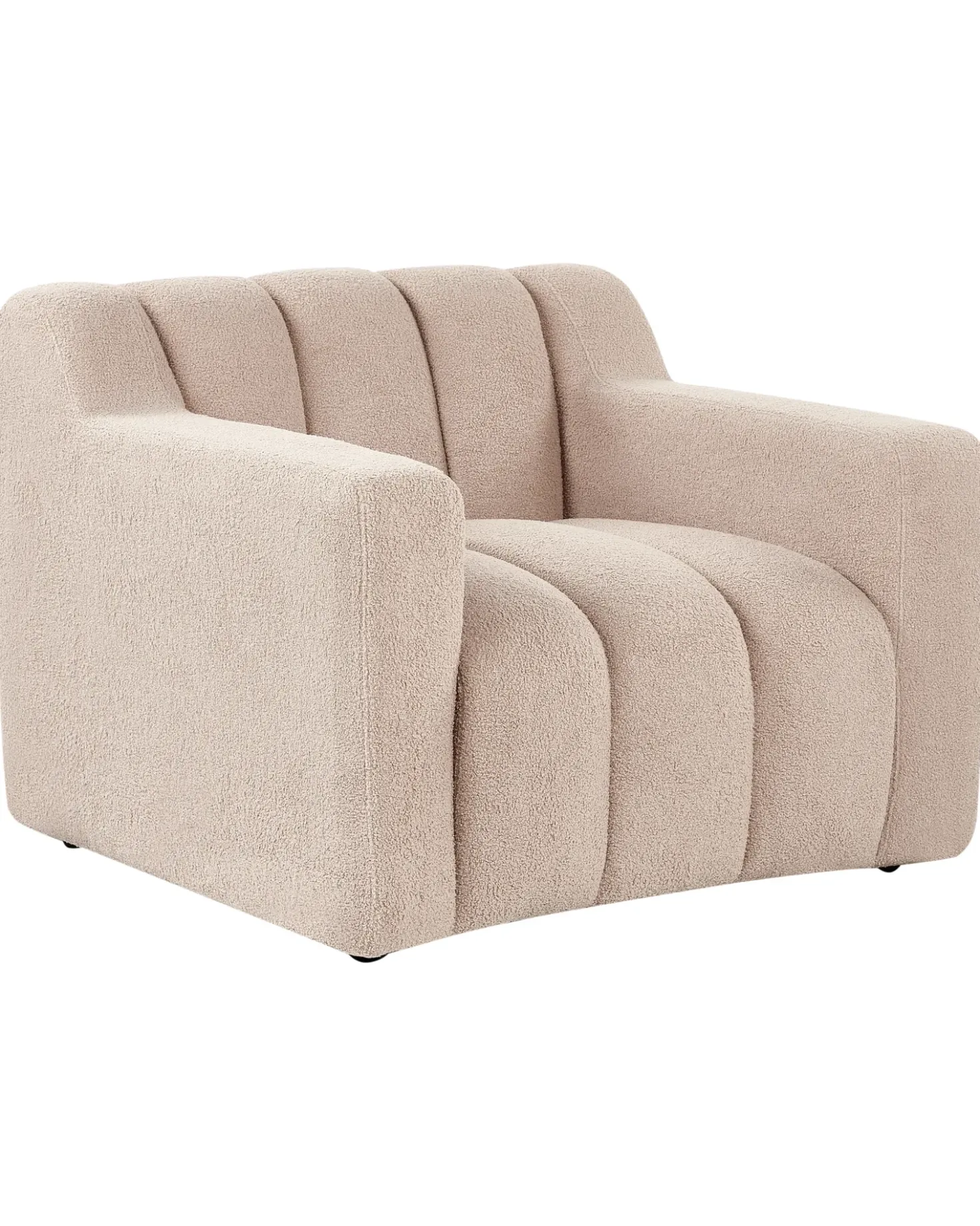 Poltrona AGERUP Bouclé Beige
