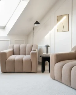 Poltrona AGERUP Bouclé Beige