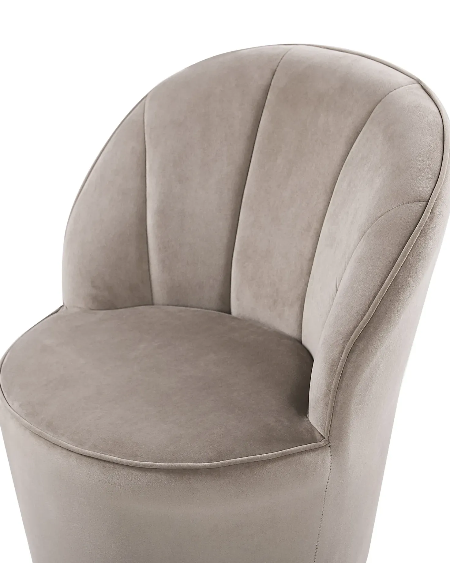 Poltrona ALBY Velluto Beige chiaro