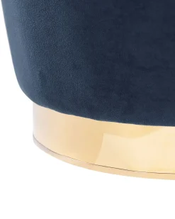 Poltrona ALBY Velluto Blu scuro
