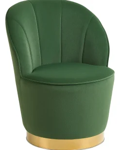 Poltrona ALBY Velluto Verde scuro