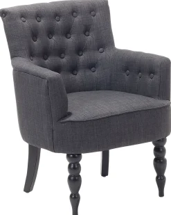 Poltrona ALESUND Tessuto Grigio scuro