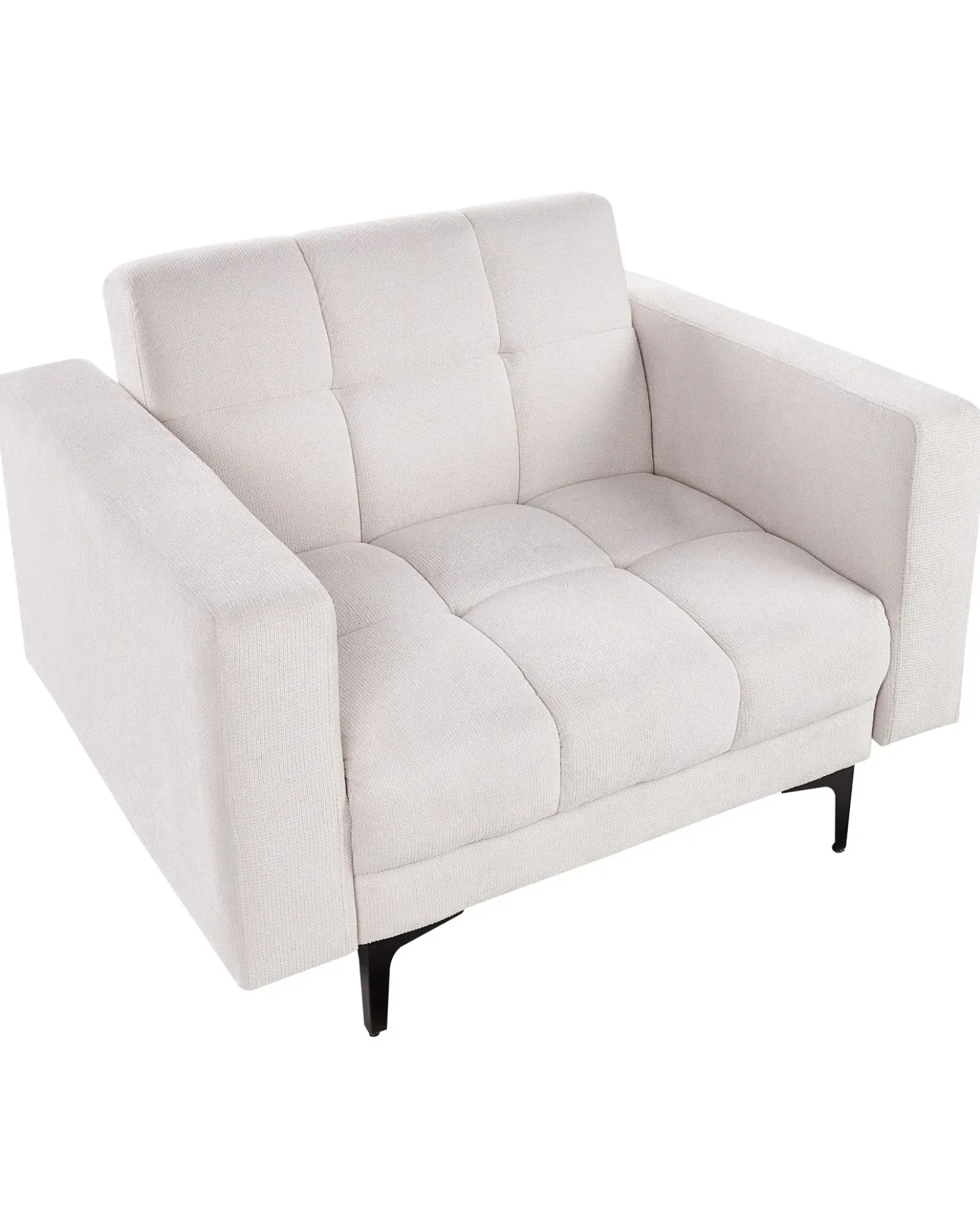Poltrona ALNES Tessuto Bianco sporco