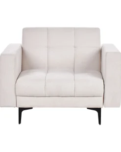 Poltrona ALNES Tessuto Bianco sporco