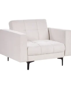 Poltrona ALNES Tessuto Bianco sporco