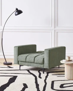 Poltrona ALNES Tessuto Verde scuro