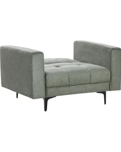 Poltrona ALNES Tessuto Verde scuro