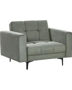 Poltrona ALNES Tessuto Verde scuro