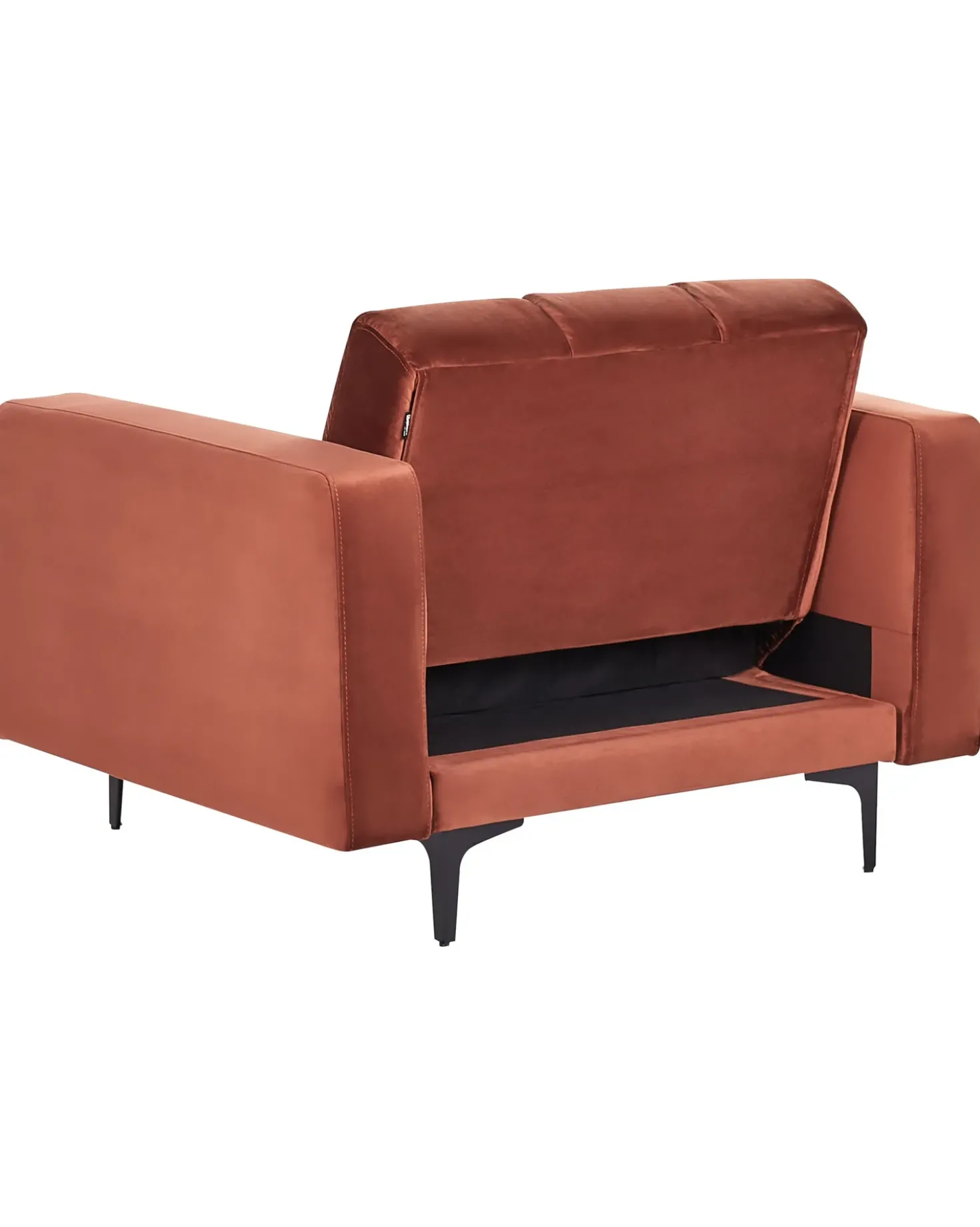 Poltrona ALNES Velluto Rosso chiaro