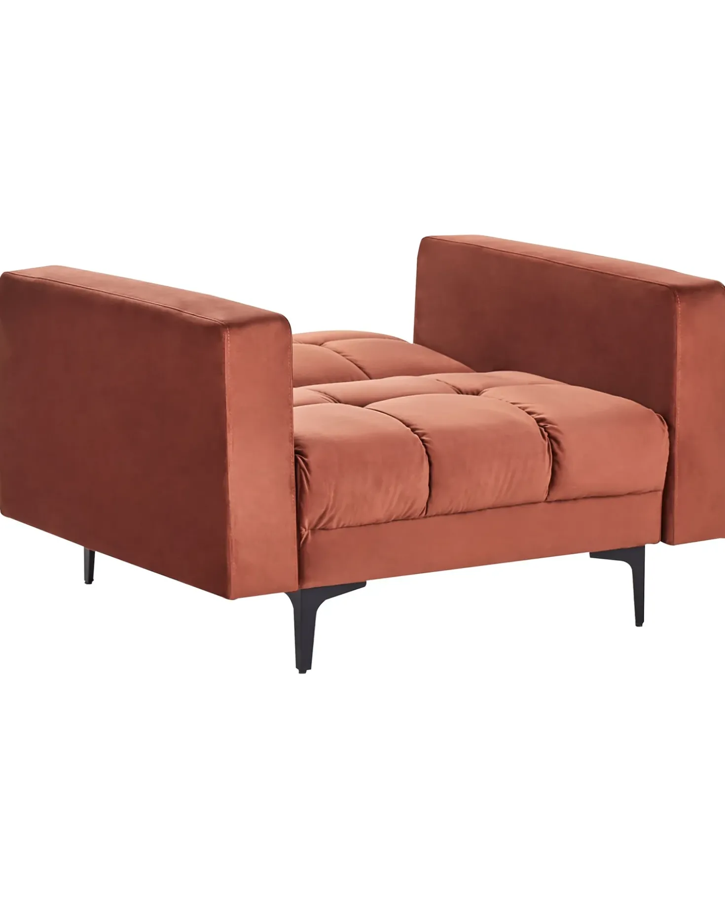 Poltrona ALNES Velluto Rosso chiaro