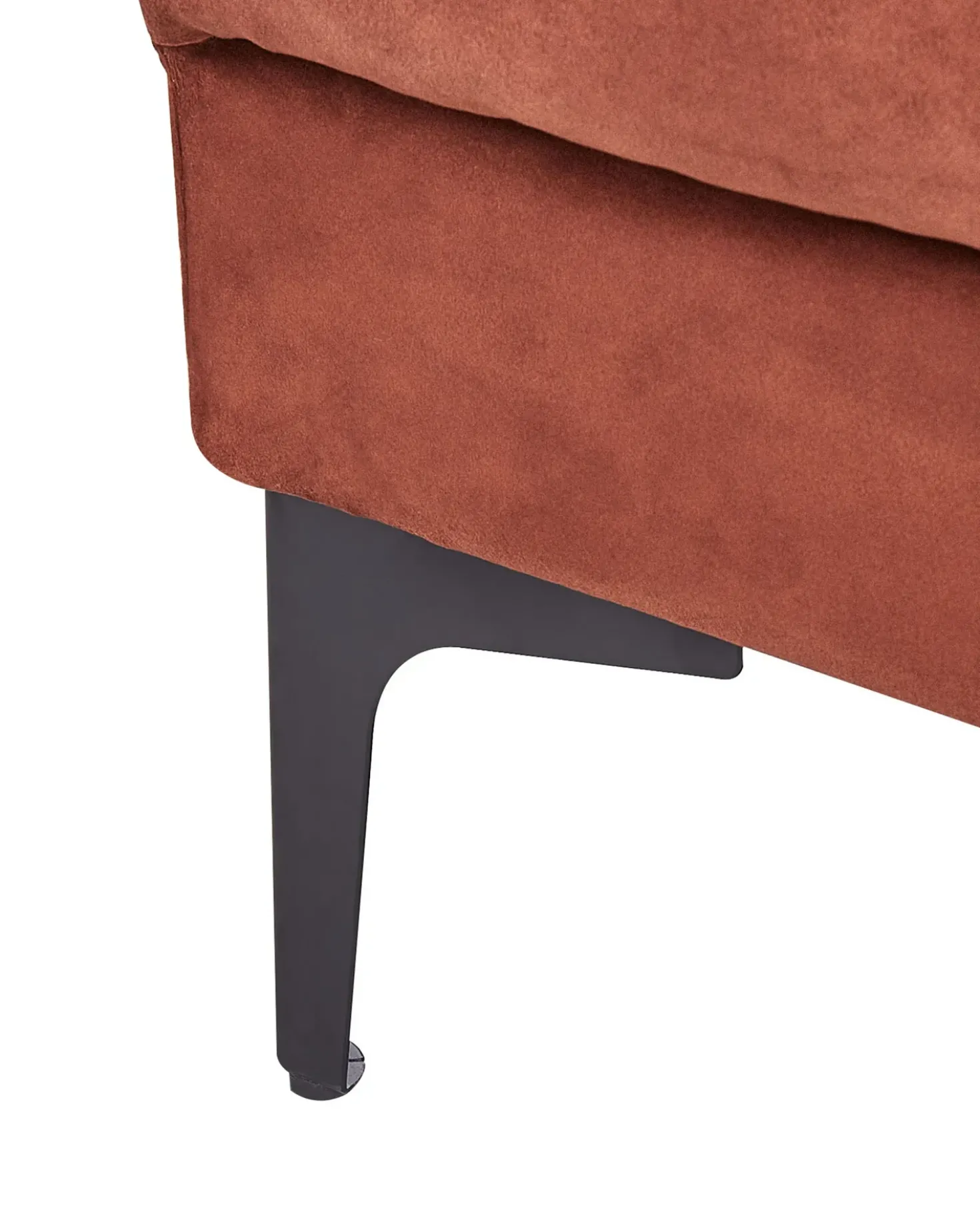 Poltrona ALNES Velluto Rosso chiaro