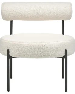 Poltrona ALPHA Bouclé Bianco