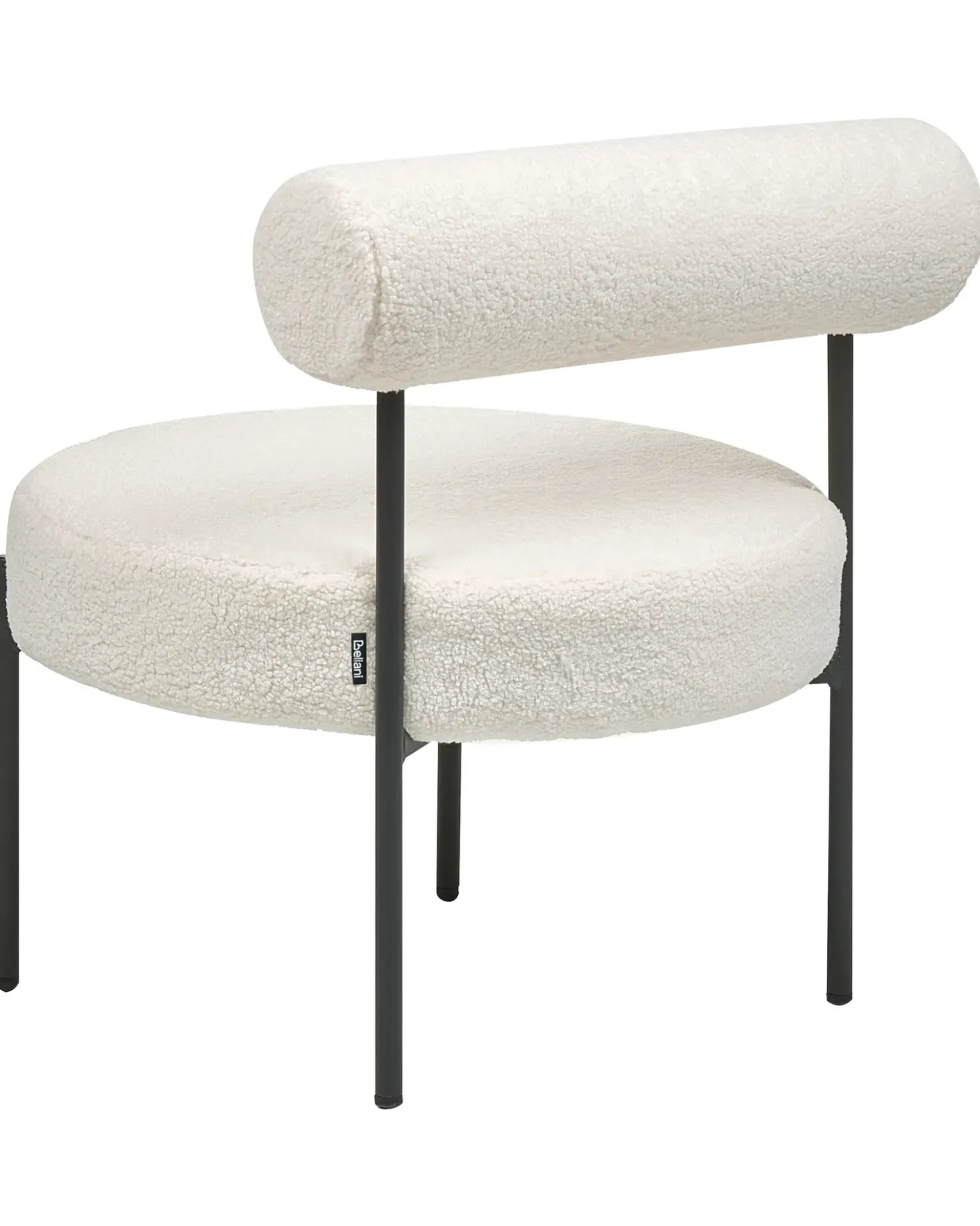 Poltrona ALPHA Bouclé Bianco