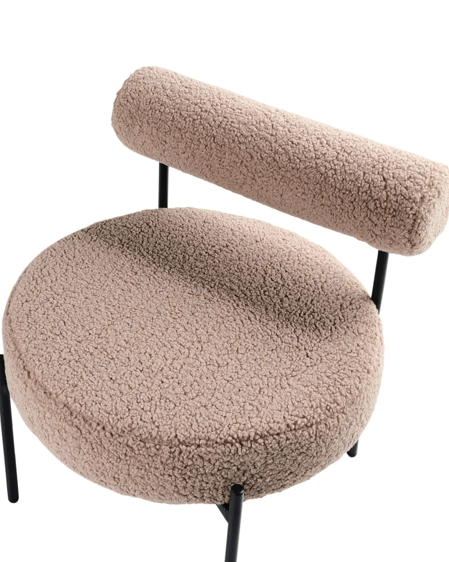Poltrona ALPHA Bouclé Tortora
