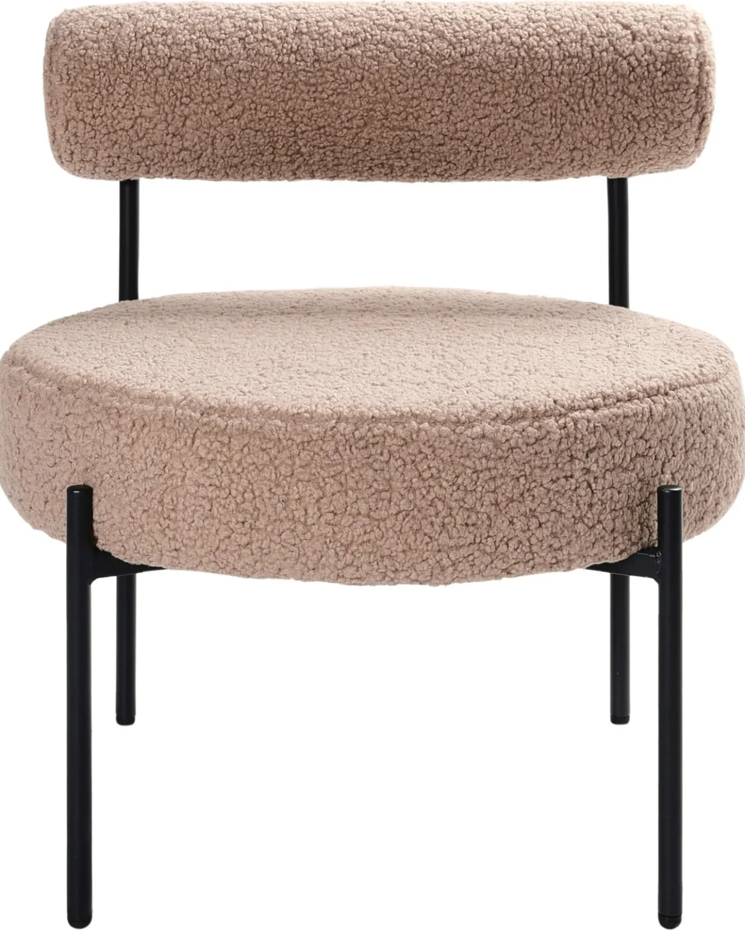 Poltrona ALPHA Bouclé Tortora