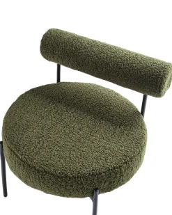 Poltrona ALPHA Bouclé Verde