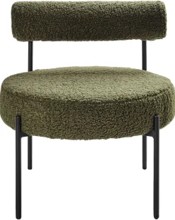 Poltrona ALPHA Bouclé Verde