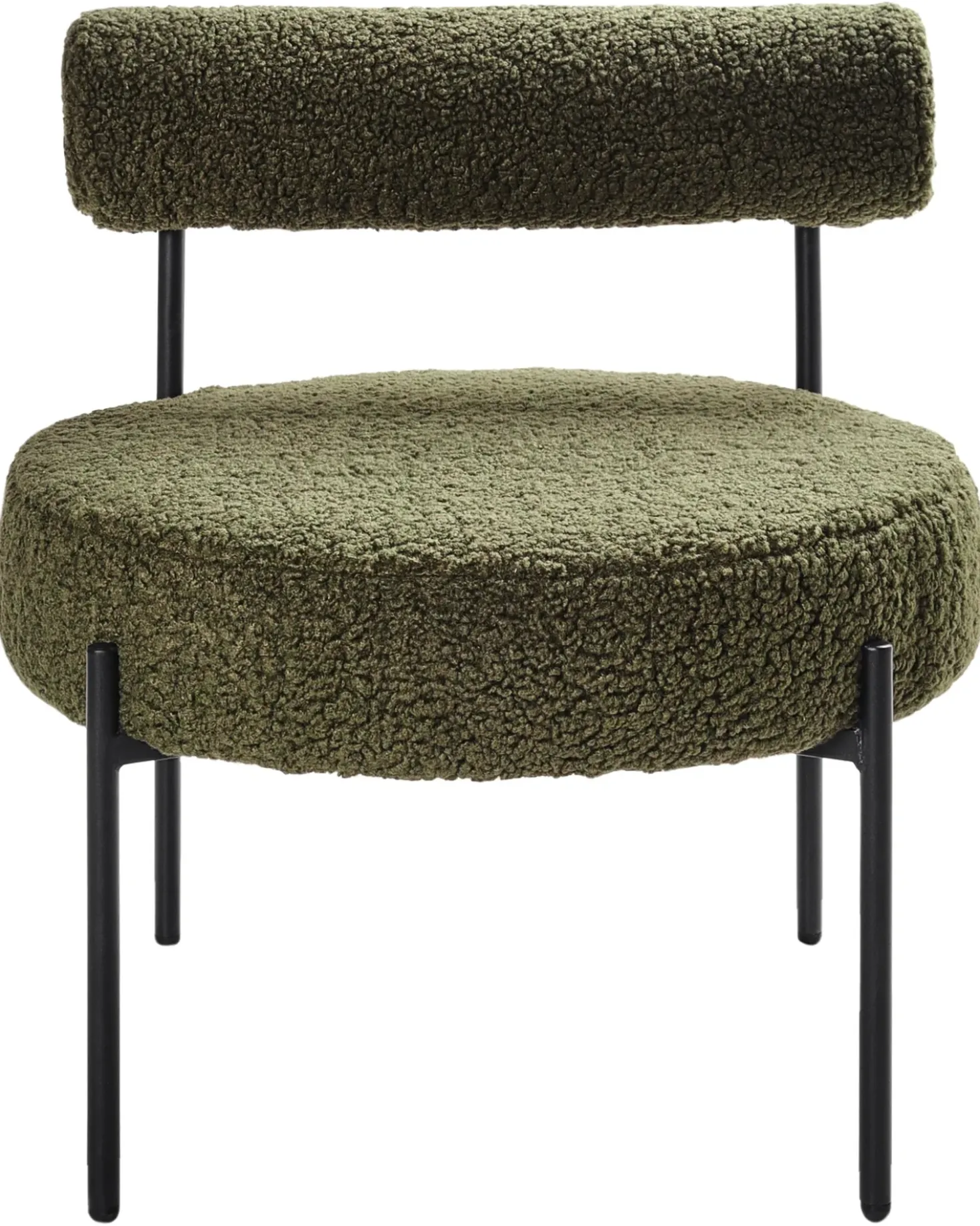 Poltrona ALPHA Bouclé Verde