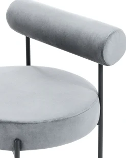Poltrona ALPHA Velluto Grigio