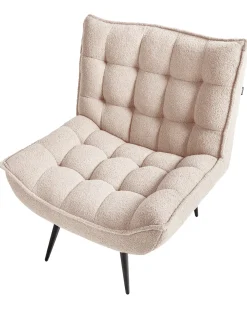Poltrona ALVESTA Bouclé Beige