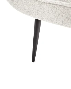 Poltrona ALVESTA Bouclé Bianco
