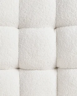 Poltrona ALVESTA Bouclé Bianco