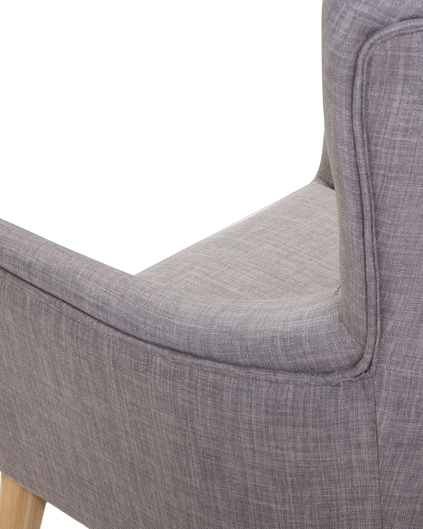 Poltrona ANGEN Tessuto Grigio chiaro