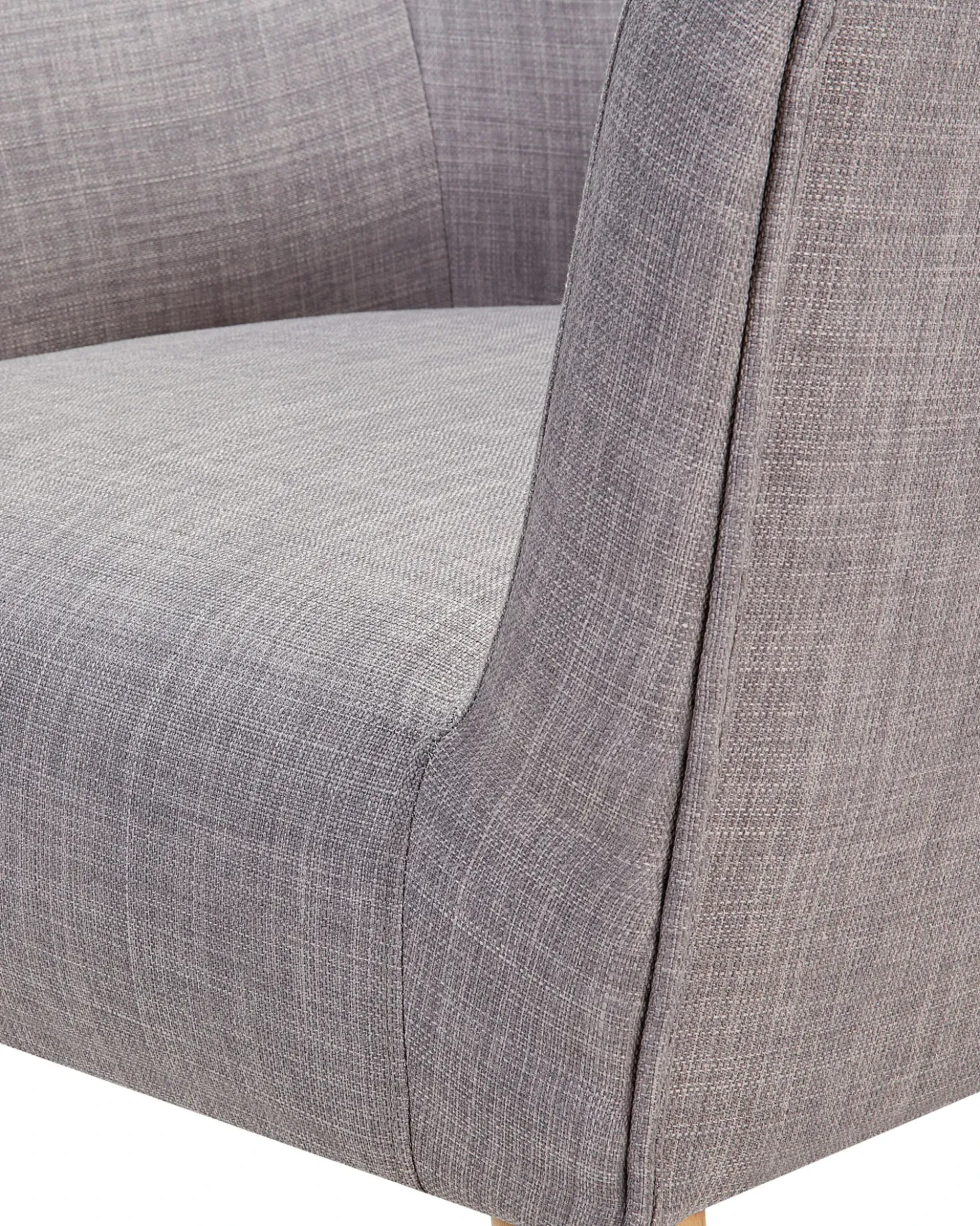 Poltrona ANGEN Tessuto Grigio chiaro
