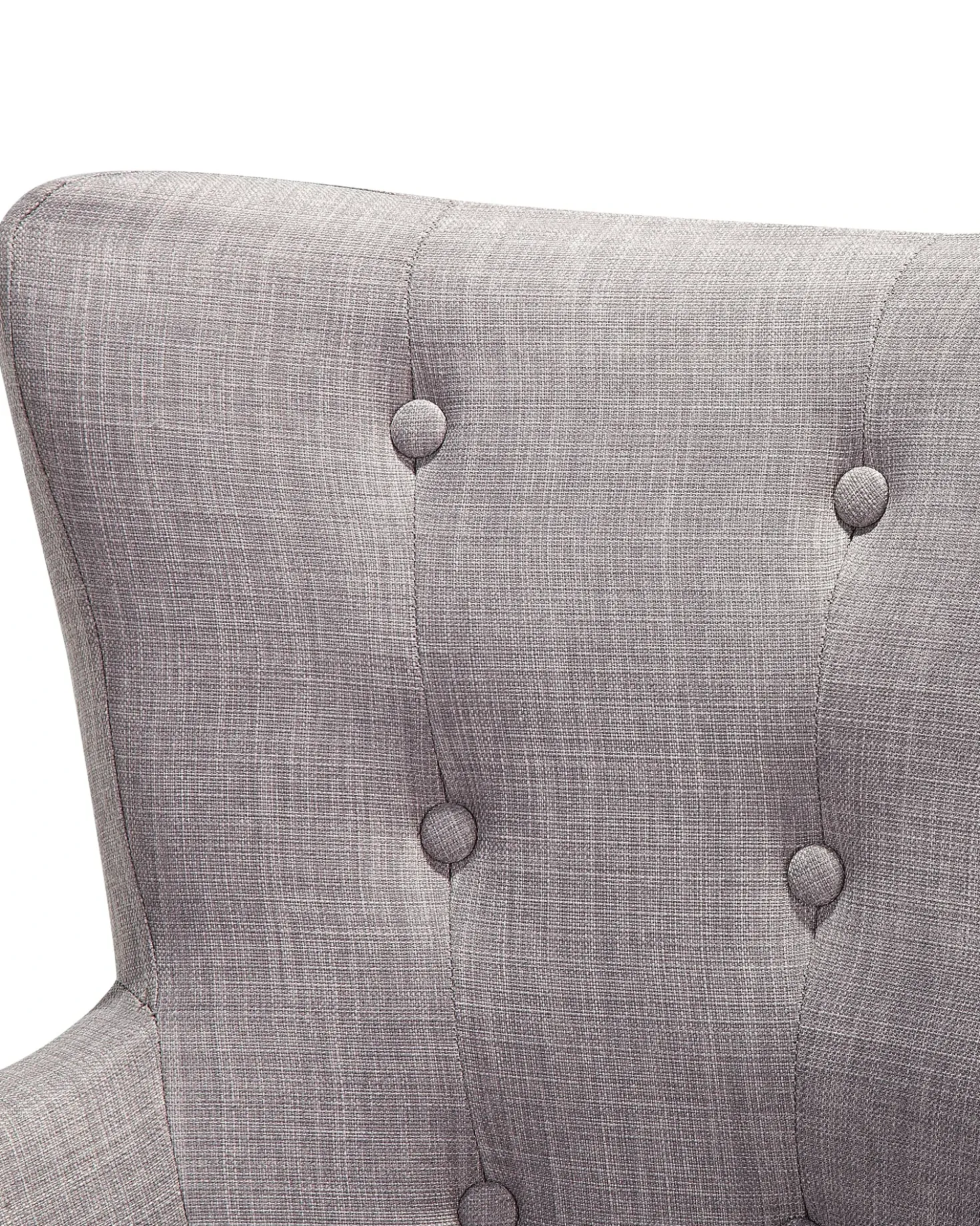Poltrona ANGEN Tessuto Grigio chiaro