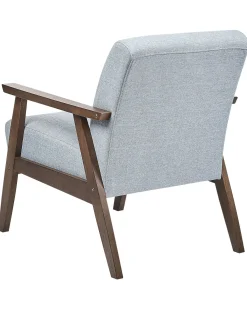 Poltrona ASNES Tessuto Grigio chiaro