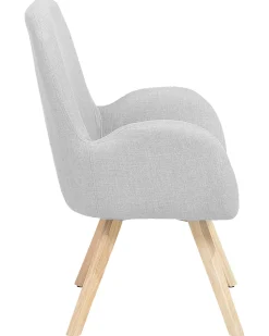 Poltrona BJARN Tessuto Grigio chiaro