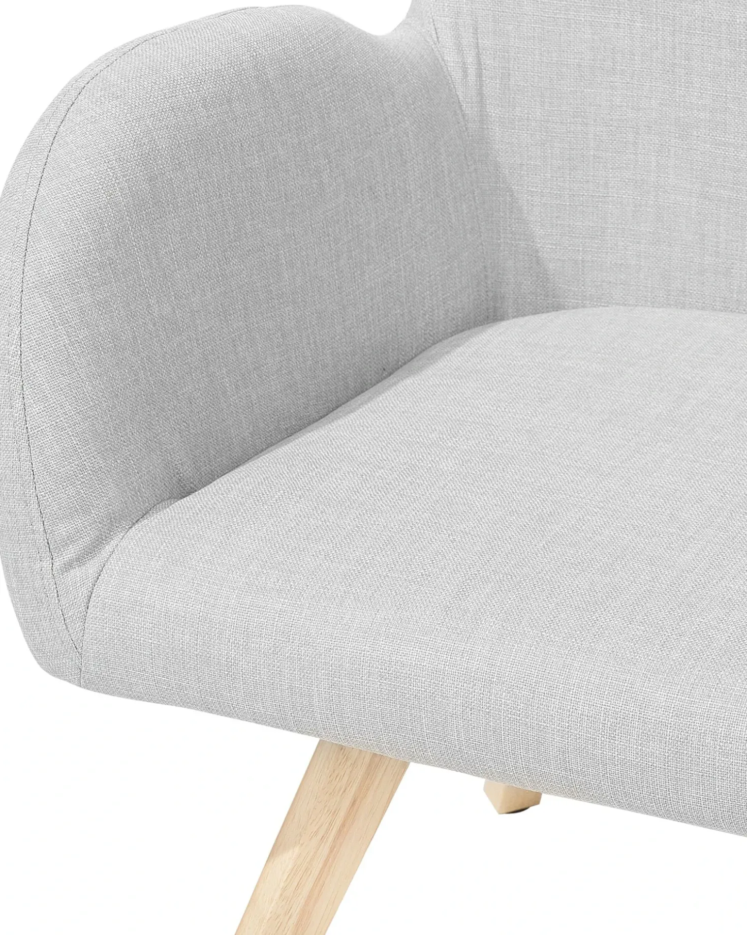 Poltrona BJARN Tessuto Grigio chiaro