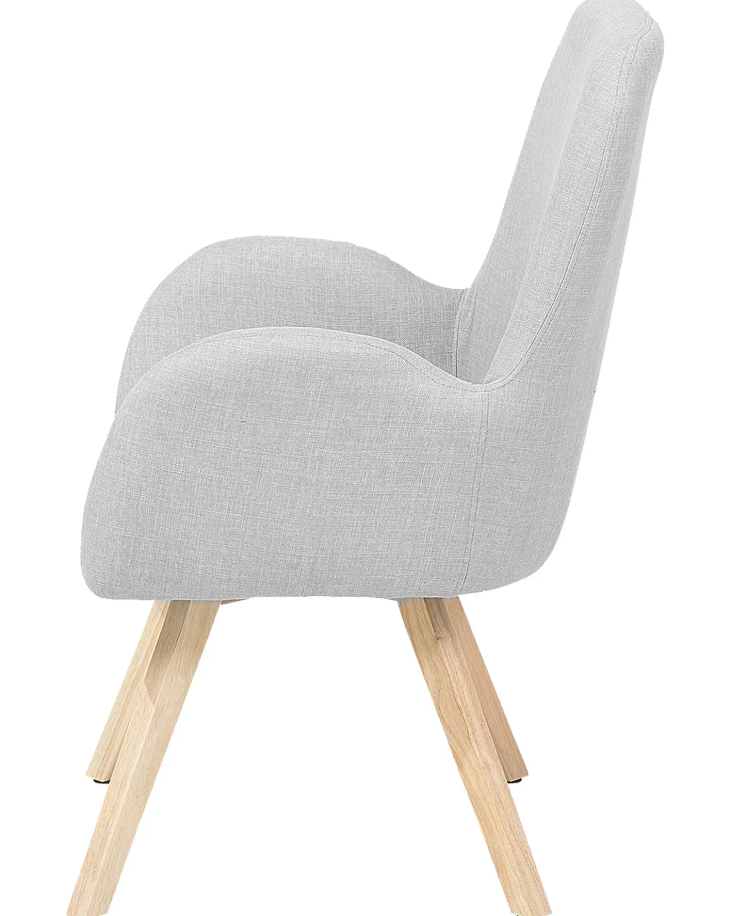 Poltrona BJARN Tessuto Grigio chiaro