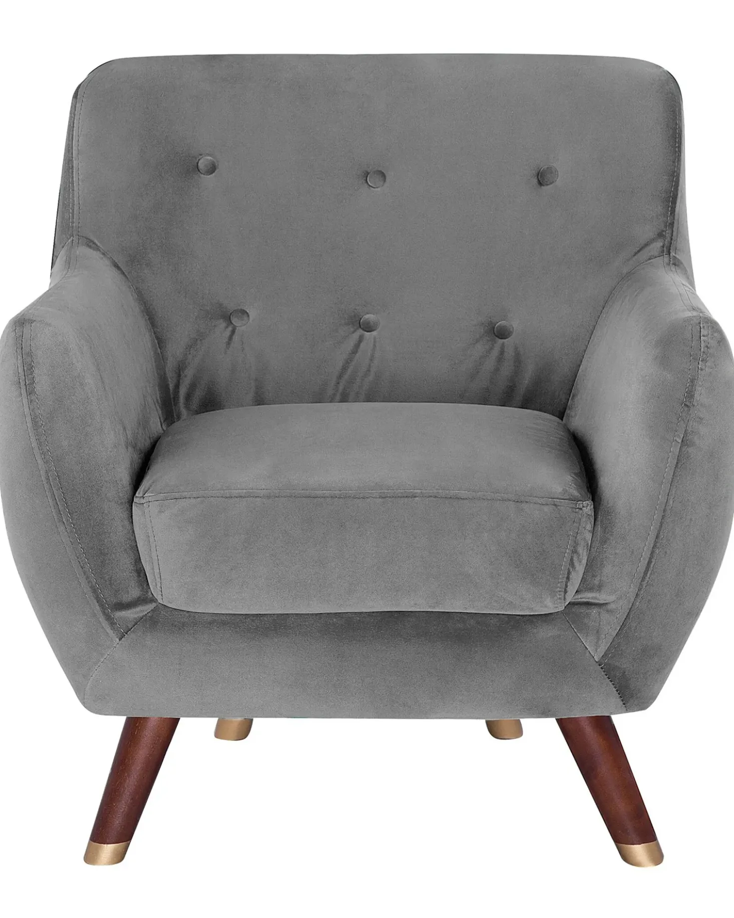 Poltrona BODO Velluto Grigio