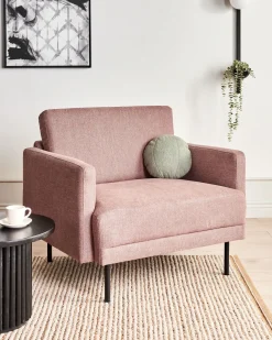 Poltrona BREDA Tessuto Rosa