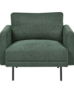 Poltrona BREDA Tessuto Verde scuro