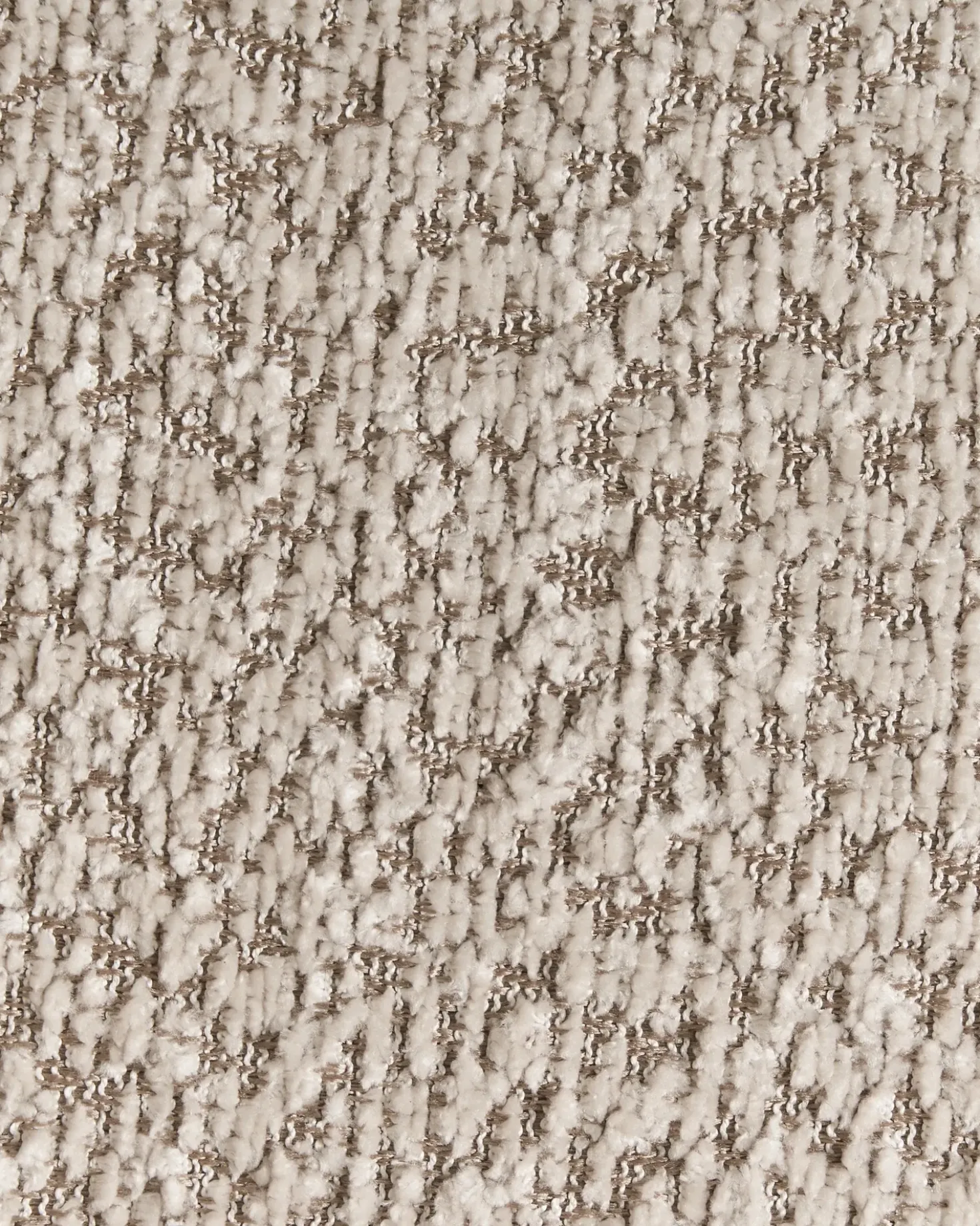 Poltrona BUREA Ciniglia Beige chiaro